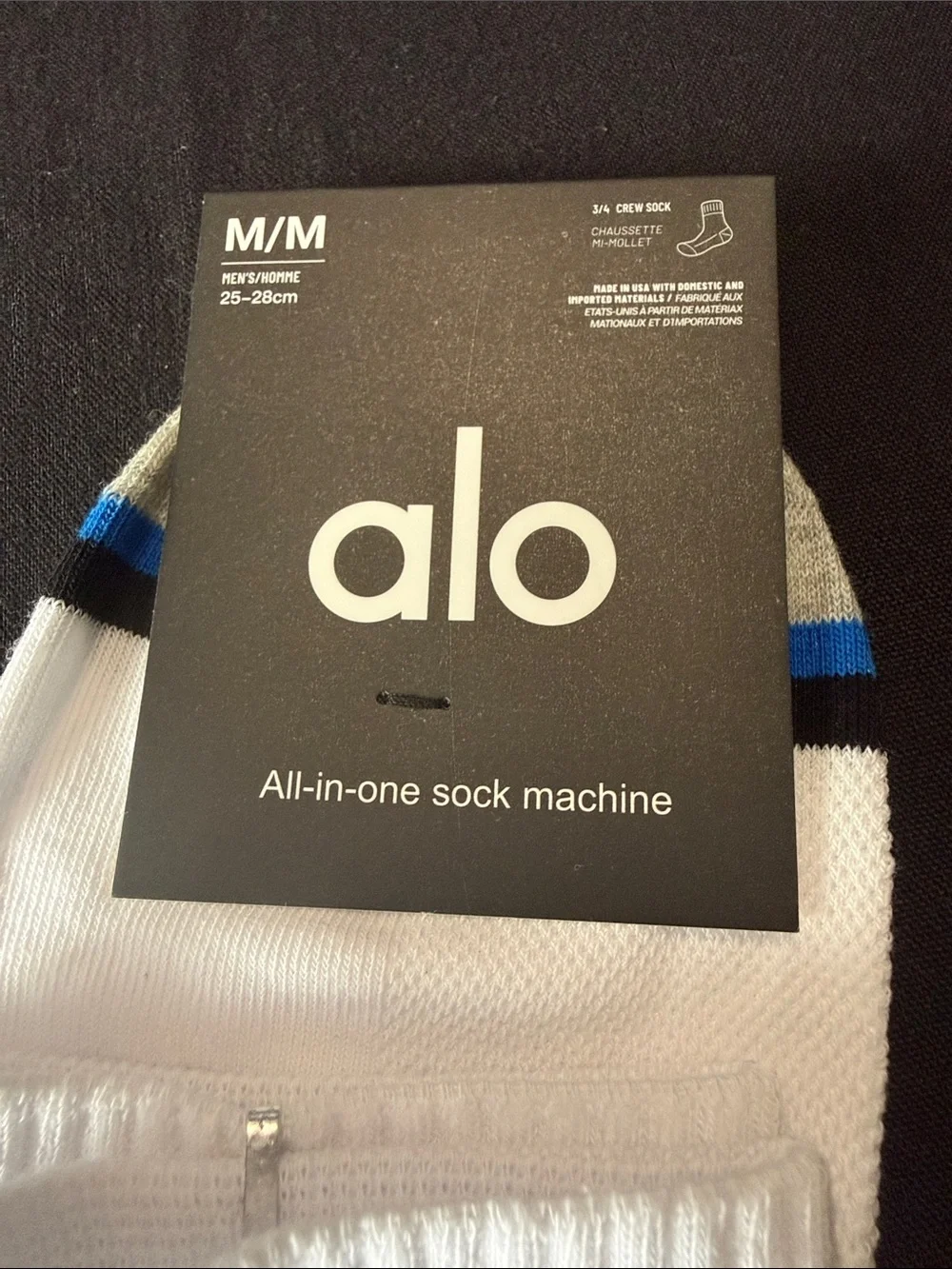 ALO Yoga  White Performance Crew Socks